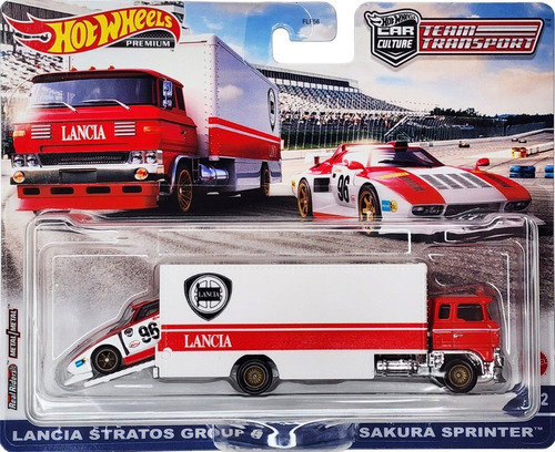 1:64 Hot Wheels Team Transport 2022 Q / Flf56-956q Color Flf56-956q / Lancia