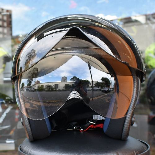 Capacete Peels F21 Reino Unido Custom Com Queixeira Aberto