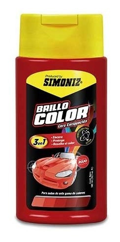 Simoniz Cera Brillo Color Fórmula 3 En 1 Con Nanotecnología