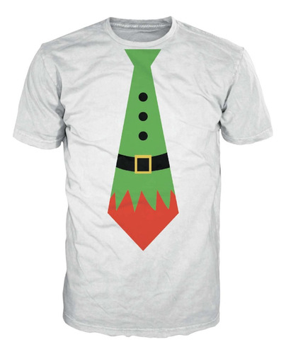Camiseta Navidad Christmas Corbata Duende El Regalo Perfecto