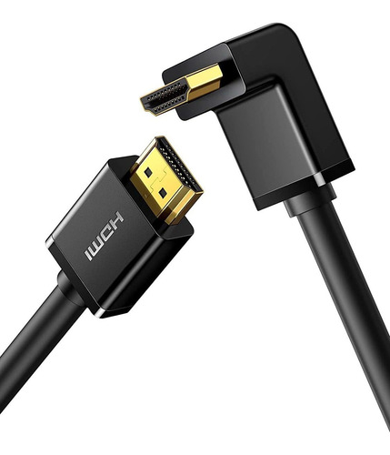 Cable Hdmi De 90 Grados Derecha (4k Ultra Hd 3d 1080p) 1.8m