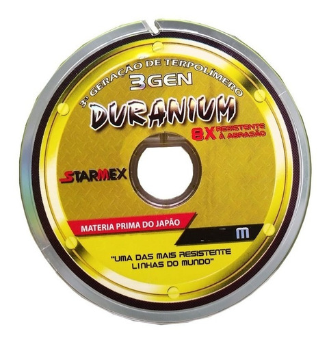 Linha Monofilament Duranium Dura New Soft Yellow 0,60mm 300m