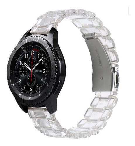 Malla De Resina Transparente Para Samsung Watch 46mm. S3. 