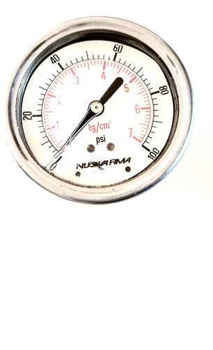 Manometro Nuova Fima 7 Bar Pression Diam- 63 Mm Inoxidable