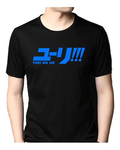 Playera Black Yuri On Ice Anime