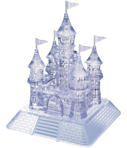 Original Puzzle 3d Crystal  Deluxe Castle Clear