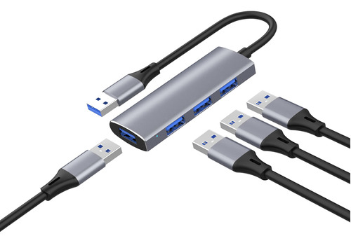 Inchor Hub Usb Adaptador 2.0 3 Puerto Divisor 1 3.0 Extensor