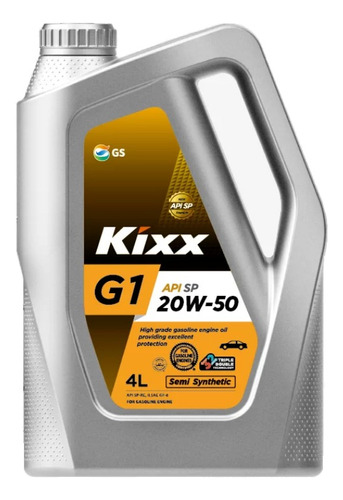 Aceite Para Motor Kixx Semi Sintético 20w-50 Gasolinero