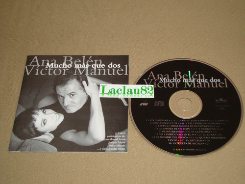 Ana Belen Victor Manuel Mucho Mas Que Dos 1994 Bmg Cd