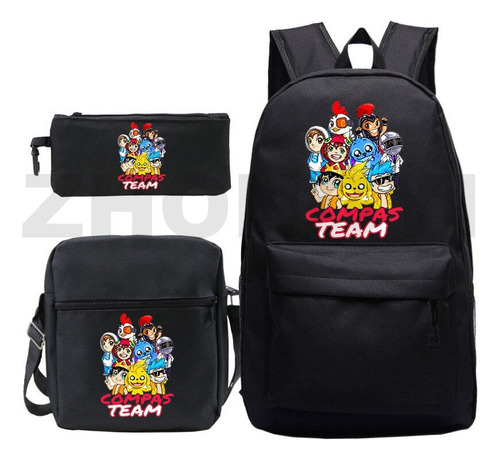 Nuevo Juego Compadres Mochila Los Compas Bag Pack Anime Mike