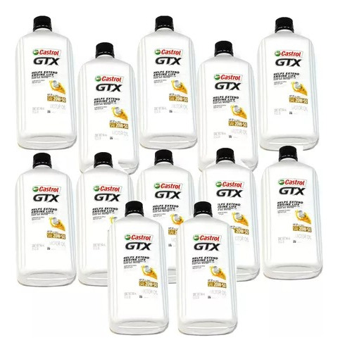 Castrol Blanco, 1lt 20w-50 Multigrado 12pz