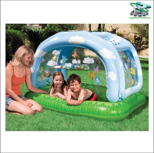 Piscina Inflable Para Niños Intex 57406 Con Parasol O Techo