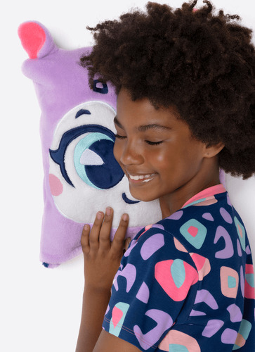 Manta Com Capuz Soft Onça - Puket Cor Lilás Onça Lilás