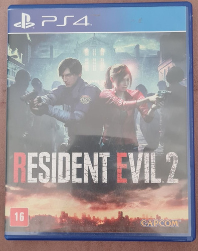 Resident Evil 2 Remake Ps4 Midia Física Original Bom Estado