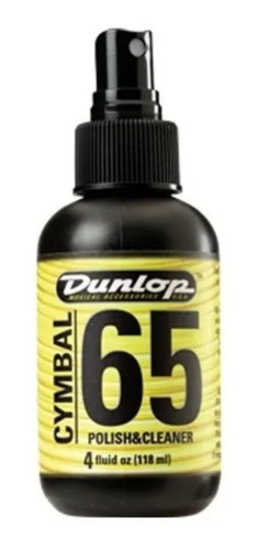 Liquido Limpiador Dunlop N° 65 Para Platillos Mod. 6434