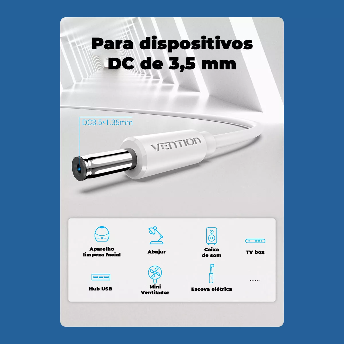 Terceira imagem para pesquisa de cabo usb dc 5v