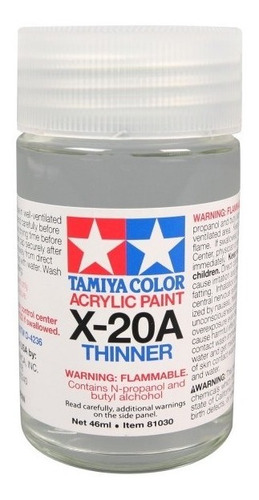 En Stock: Modelismo Thinner Acrilico Tamiya X-20a 1/48 1/72 