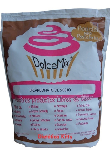 Bicarbonato De Sodio Dolcemix Primera Calidad X 1 Kg