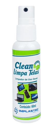 Limpa Telas Com Flanela Clean Incolor Implastec