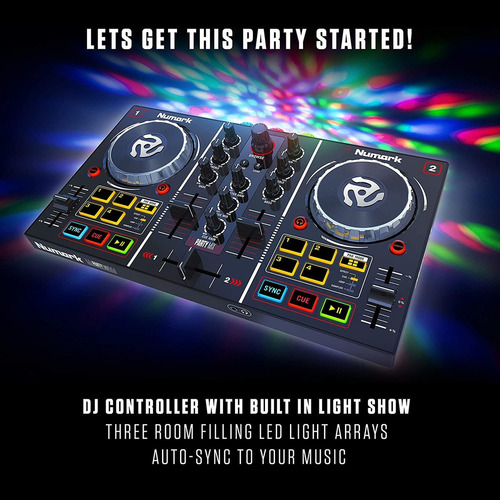 Controlador Dj De La Marca Numark, Modelo Party Mix Para Pri