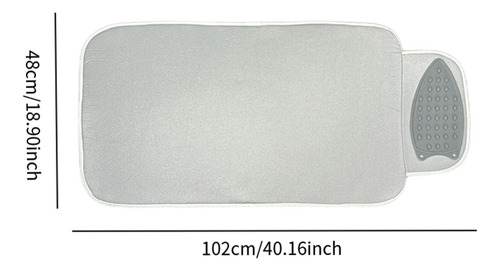 Almohadilla De De Hierro Estable Grueso Grueso Con Gris