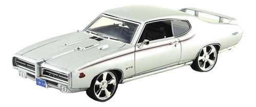 Pontiac Gto Judge 1969 Escala 1:18 Motor Max Plata