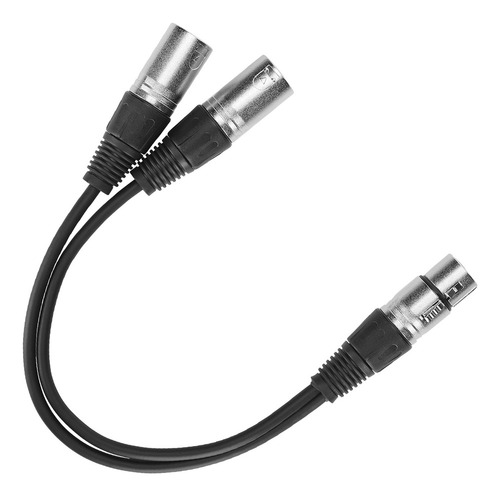 Micrófono Divisor Doble Tipo Y Jorindo Hembra A Cable Xlr
