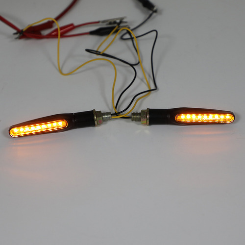 Luz Indicadora De Giro Para Moto, Scooter, Chopper Cafe Race