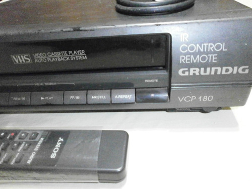 Vhs Video Cassette Grundig Modelo Vcp 180