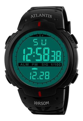 Relógio G Digital Atlantis Sport Shock Militar Prova D´água