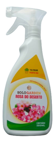 Adubo Fertilizante Liquido Rosa Do Deserto Pronto Uso 500ml 