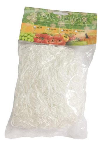 Rede De Suporte Para Plantas De Jardim Branco 1,67 X 5m