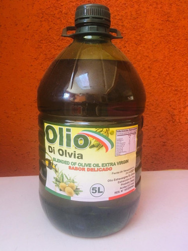 Aceite De Oliva 5 Litros Calidad Premium