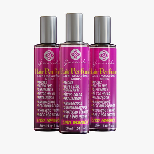 Imagem 2 de 2 de Perfume De Cabelo Liso Magico 30ml