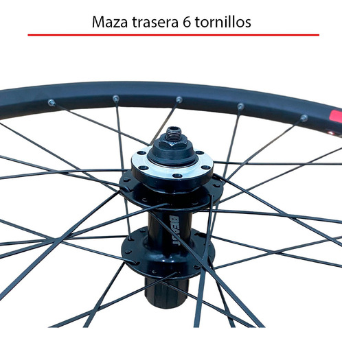 Rin Llanta Bicicleta 29 Mtb Aluminio Freno De Disco 24h Par