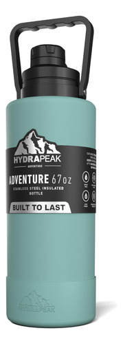 Hydrapeak Adventure - Botella De Agua Aislada De 67 Onzas Co