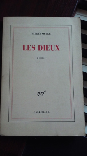 Libro Les Dieux Poèmes En Francès Pierre Oster