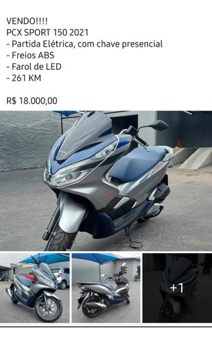 Imagem 1 de 1 de Honda Pcx Sport