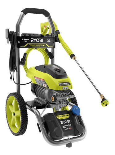 Hidrolavadora Ryobi Electrica, 2700 Psi, Auto Lavado 