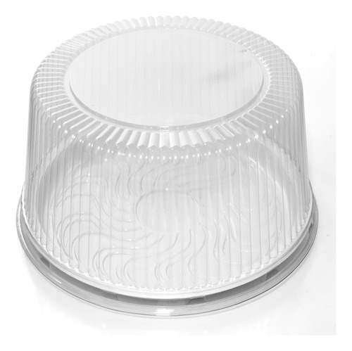 G60 Embalagem Para Bolo E Torta P60 Alta Branca Com 50un. Cor Cristal