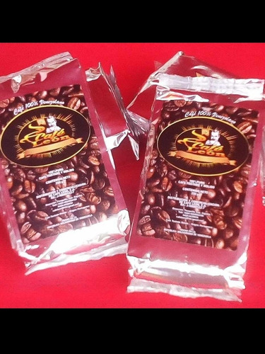 Imagen 6 de 10 de Bolsas Metalizadas 1/4 Kg Cafe