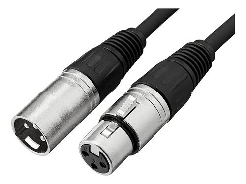 Conector Xlr Canon Macho Hembra 3 Pin