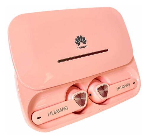Audífono in-ear gamer inalámbrico Huawei BE36 Be36 rosa con luz LED