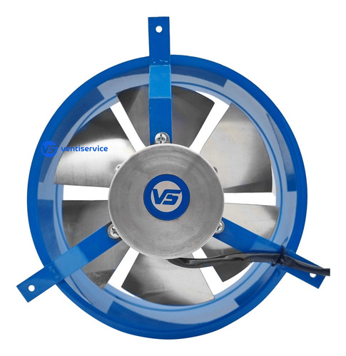 Extractor Industrial 25 Cm Reversible + Persiana + Llave Inv