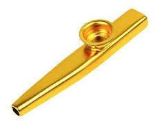 Kazoo Dourado Dolphin Profissional Musicalização Original 