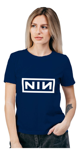 Polera Mujer Nine Inch Nails Nin Musica Algodón Wiwi
