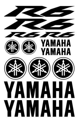Stickers Yamaha R6 Motocicleta Moto Motoneta Auto
