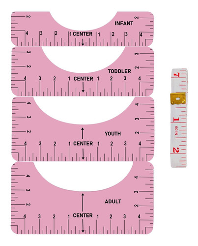 4 Repuesto Alineacion Camiseta Cinta Metrica Suave Guia
