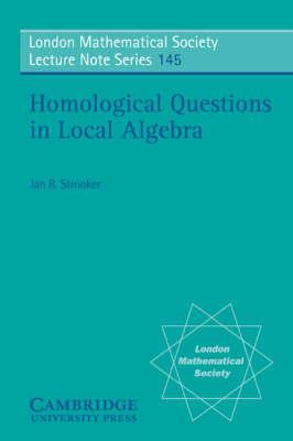 Libro Homological Questions In Local Algebra - Jan R. Str...