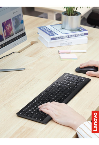 Keyboard & Mouse Combo Lenovo 510 Wireless Black
